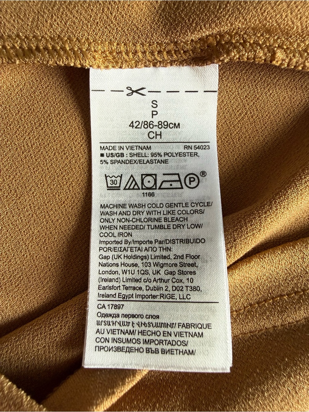 Banana Republic Afternoon Latte Crepe Wrap Top S Corporate Chic Minimalist Work - Picture 13 of 14